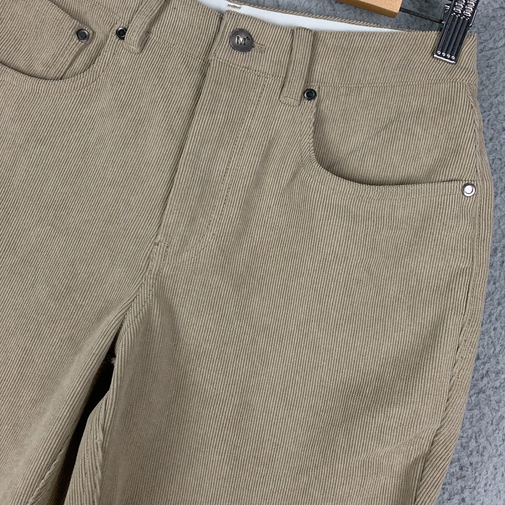 Ministry Of Supply Kinetic Pant Women's 0 Sand Corduroy 5-Pocket High Rise Ankle - Picture 4 of 9
